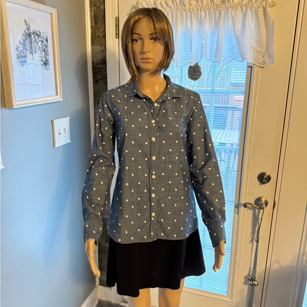 J. Crew Denim Shirt SZ SM‎